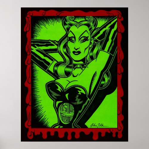 Robot Vampire Vixen Poster