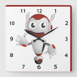 Robot Wall Clock