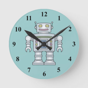 Robot wall clock