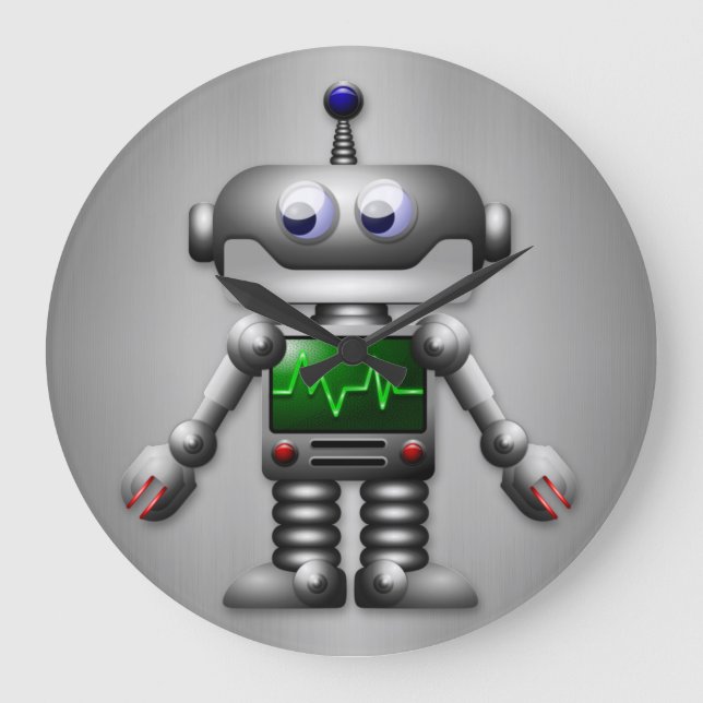 Robot Wall Clock (Front)