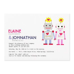 Robot Wedding Invitation