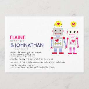 Robot Wedding Invitation