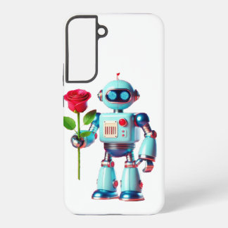Robot with Rose Samsung Galaxy S22+ Case
