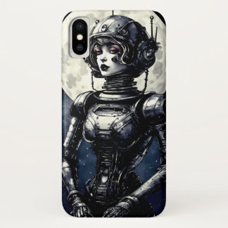 Robot Woman IV iPhone X Case