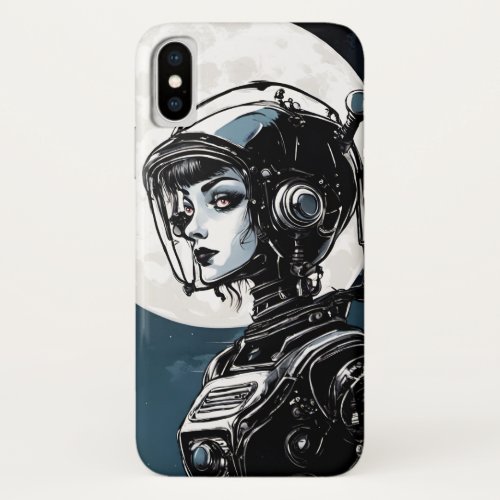 Robot Woman V iPhone X Case