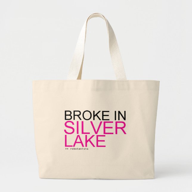 ROBOTANISTS "Broke in Silver Lake" Shopping Bag (Front)