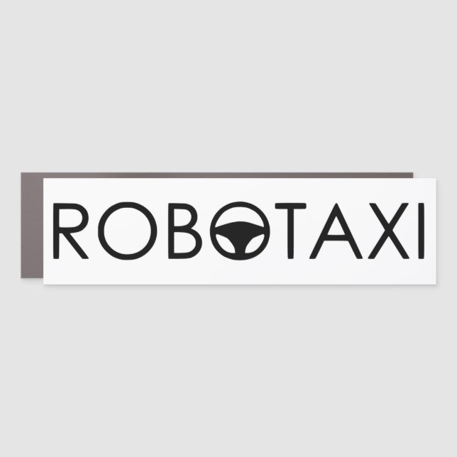 Robotaxi Car Bumper Magnet SE (Front)