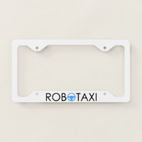 Robotaxi License Plate Frame