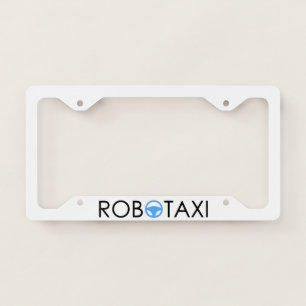 Robotaxi License Plate Frame