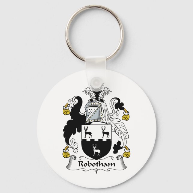 Robotham Family Crest Keychain (Front)