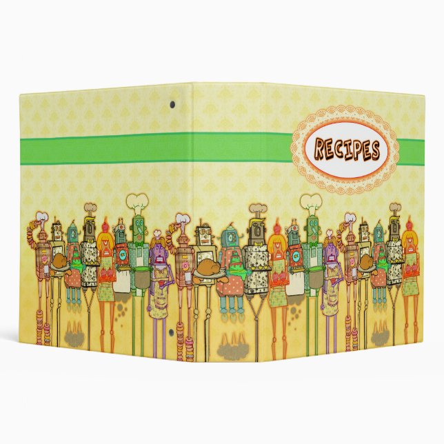 Robotic Cookbook 3 Ring Binder (Background)