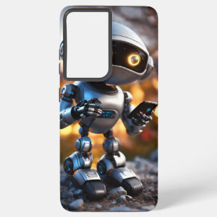 Robotic Elegance: Premium Mobile Case 