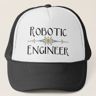 Robotic Engineer Decorative Line Trucker Hat