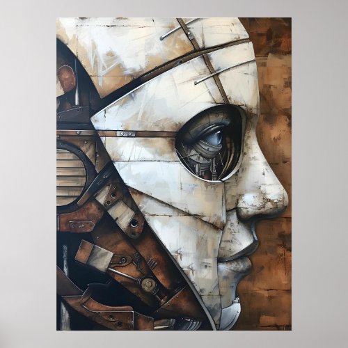 Robotic Face Poster