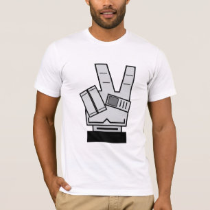 Robotic Hand showing Peace Sign T-Shirt