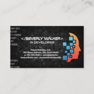 Robotic Human Tech   Artificial Intelligence Business Card