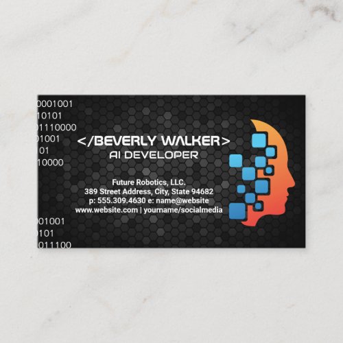 Robotic Human Tech | Artificial Intelligence Business Card