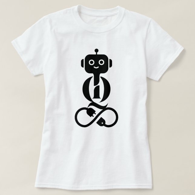 Robotic intelligence Quotient (IQ) is Infinite T-Shirt (Design Front)