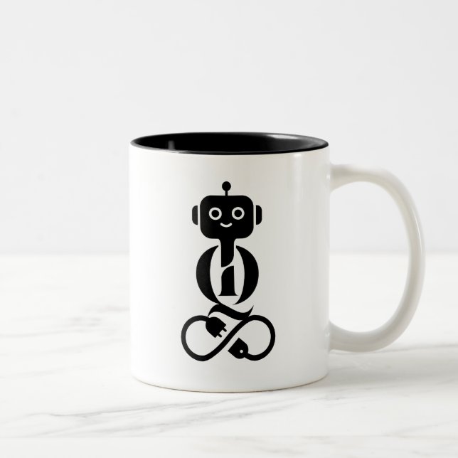 Robotic intelligence Quotient (IQ) is Infinite Two-Tone Coffee Mug (Right)