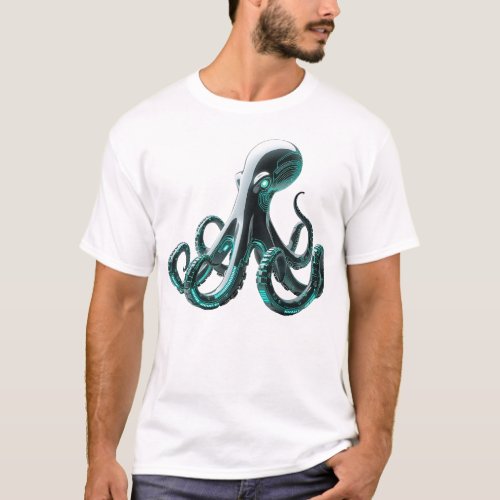 Robotic Octopus – Futuristic Tech Creature Design