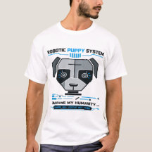 Robotic Puppy System Error 404 Cute Cybernetic Dog