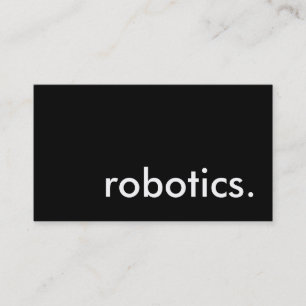 robotics. business card