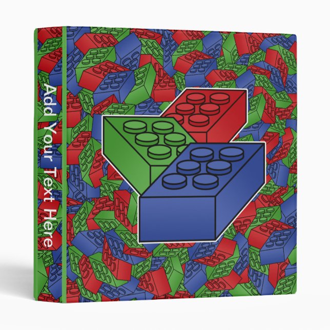 Robotics Construction Team 3 Ring Binder (Front/Spine)