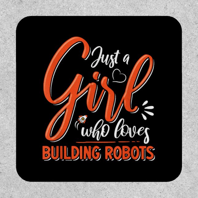 Robotics Engineer Robot Lover Engineering Girl Rob Patch (Front)