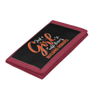 Robotics Engineer Robot Lover Engineering Girl Rob Tri-fold Wallet