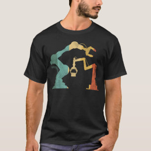 Robotics Engineer Robotics Retro Retro Vintage T-Shirt
