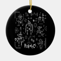 Robotics Engineer Technician Funny Vintage Robot