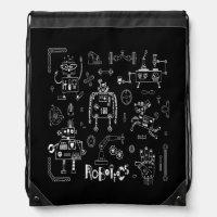 Robotics Engineer Technician Funny Vintage Robot