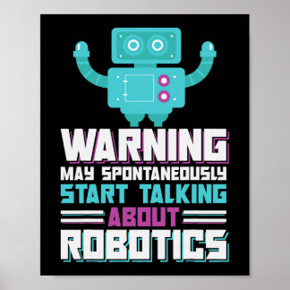 Robotics Engineering AI Autonomous Robot Building  Poster