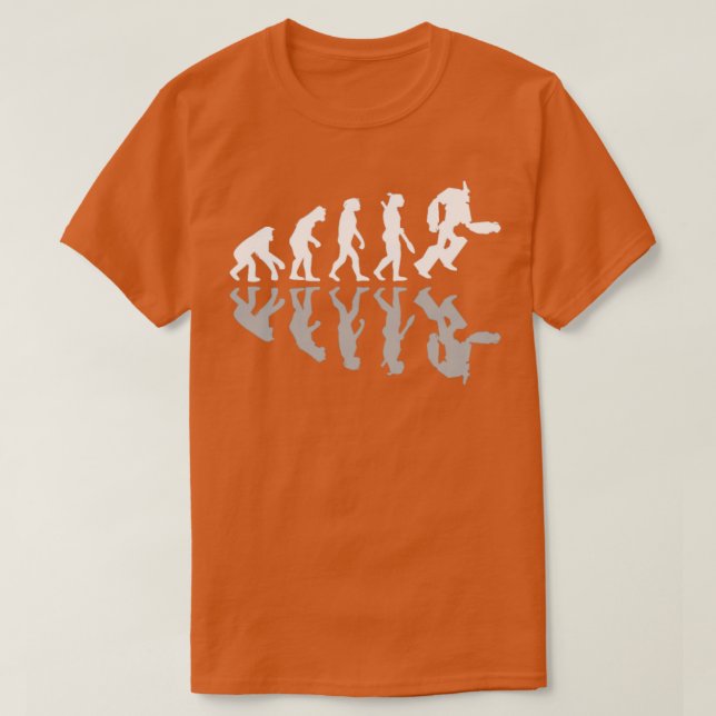 Robotics Human Evolution Robot Lover Engineering  T-Shirt (Design Front)