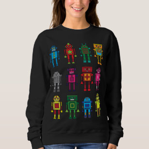 Robotics Retro toys Fun Sweatshirt