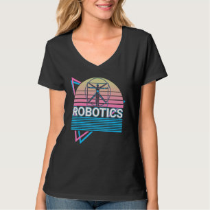Robotics Robots Retro T-Shirt