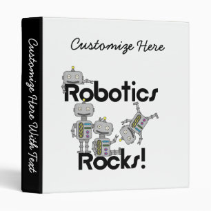 Robotics Rocks 3 Ring Binder