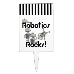 Robotics Rocks Cake Topper