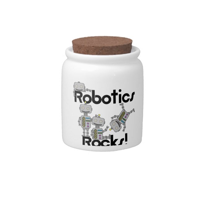 Robotics Rocks Candy Jar (Front)
