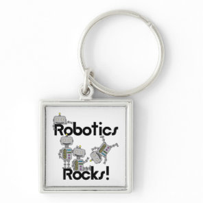 Robotics Rocks Keychain