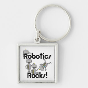 Robotics Rocks Keychain