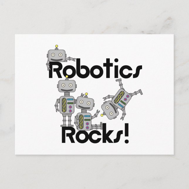 Robotics Rocks Postcard (Front)
