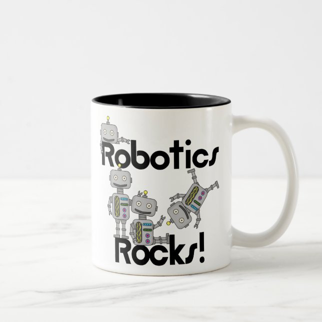 Robotics Rocks Two-Tone Coffee Mug (Right)