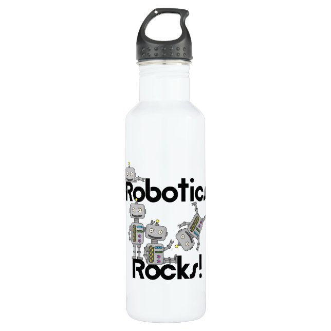 Robotics Rocks Water Bottle (Front)