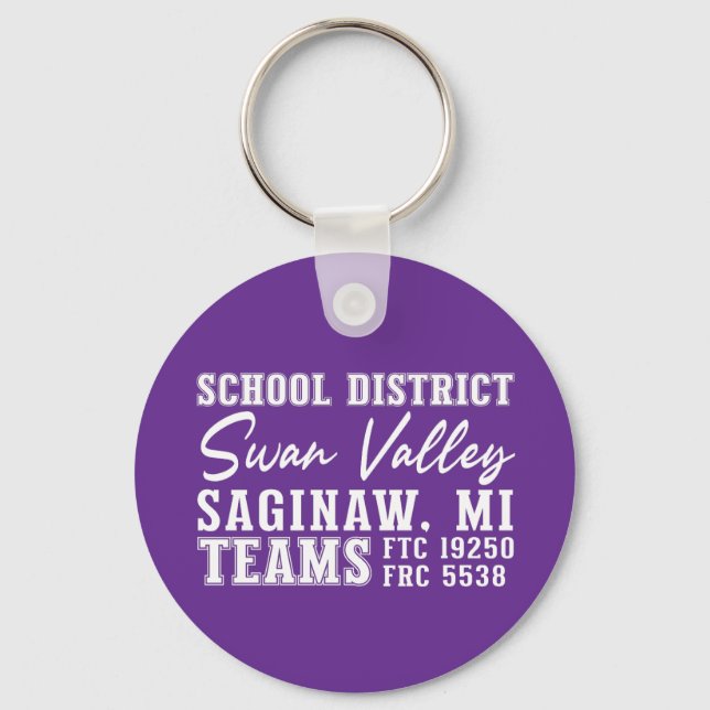 Robotics Team Keychain (Front)