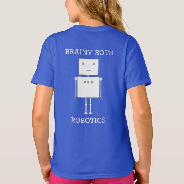 Robotics Team Tournament Championship Team T-shirt (Back)