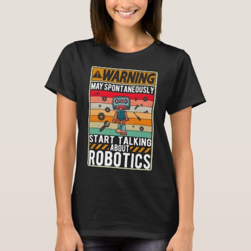 Robots Girls Boys Future Robotics Engineer T_Shirt