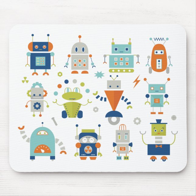 Robots Mouse Pad (Front)