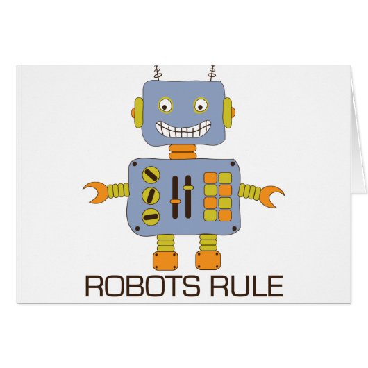Robots Rule Cards (Front Horizontal)