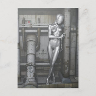 Robotwoman Postcard